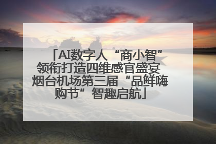 AI数字人“商小智”领衔打造四维感官盛宴 烟台机场第三届“品鲜嗨购节”智趣启航
